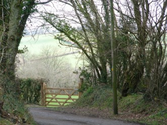 Snapdown Farm lane, North Devon
