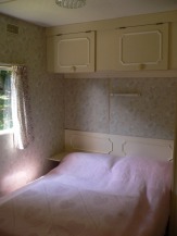 Double room in a standard holiday caravan